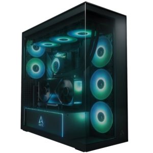 Caja Gaming Torre Arctic Xtender VG Black (Cristal tintado)