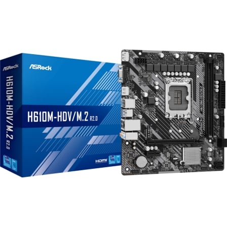 Placa Base Asrock H610M-HDV M2 R2 Socket 1700/ DDR4/ PCIe 4.0/ Micro ATX - Imagen 6