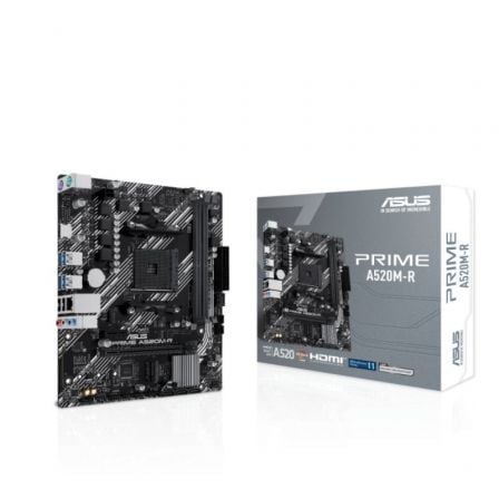 Placa Base Asus Prime A520M-R Socket AM4/ DDR4/ PCIe 3.0/ Micro ATX - Imagen 2