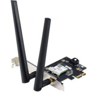 Tarjeta de Red Inalámbrica-PCI Express Asus PCE-BE6500/ 6500Mbps/ 2.4/5/6GHz