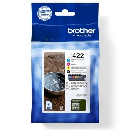Cartucho de Tinta Original Brother LC422VAL Multipack/ Cian/ Magenta/ Amarillo/ Negro - Imagen 6