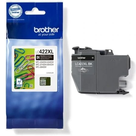 Cartucho de Tinta Original Brother LC-422 XL Alta Capacidad/ Negro - Imagen 8