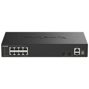 Switch Gestionable D-Link DGS-1530-10/E 8 Puertos/ RJ-45 Gigabit 10/100/1000/10G/ SFP