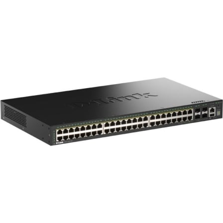 Switch Gestionable D-Link DGS-1530-52P/E 48 Puertos/ RJ-45 10/100/1000/ SFP/ PoE - Imagen 3
