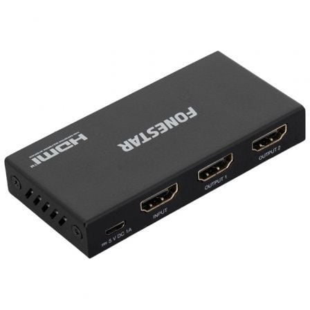 Duplicador HDMI Fonestar FO-22S2ED/ 2x HDMI Hembra - HDMI Macho - Imagen 3
