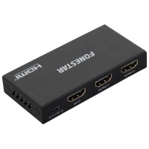 Duplicador HDMI Fonestar FO-22S2ED/ 2x HDMI Hembra – HDMI Macho