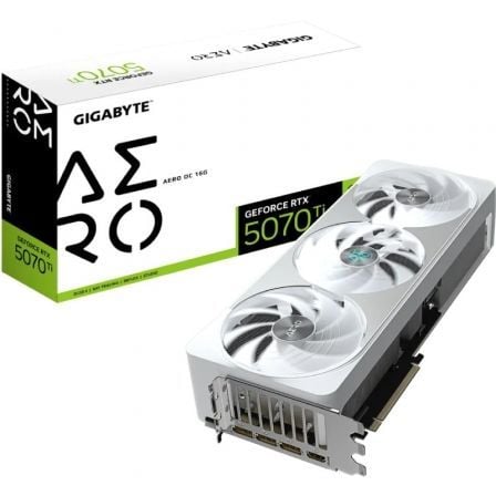 Tarjeta Gráfica Gigabyte GeForce RTX 5070 Ti AERO OC/ 16GB GDDR7 - Imagen 2