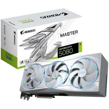 Tarjeta Gráfica Gigabyte AORUS GeForce RTX 5080 MASTER ICE/ 16GB GDDR7 - Imagen 3