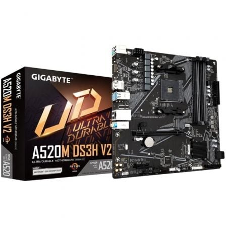 Placa Base Gigabyte A520M DS3H V2 Socket AM4/ DDR4/ PCIe 3.0/ Micro ATX - Imagen 7