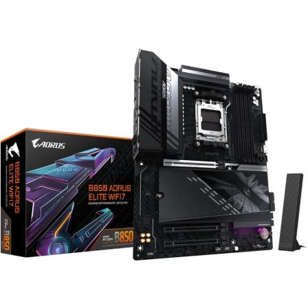 Placa Base Gigabyte B850 AORUS ELITE WIFI7 Socket AM5/ DDR5/ PCIe 5.0 - Imagen 2