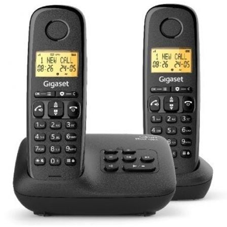 Teléfono Inalámbrico Gigaset Basic 100/ Pack DUO/ Negro - Imagen 8