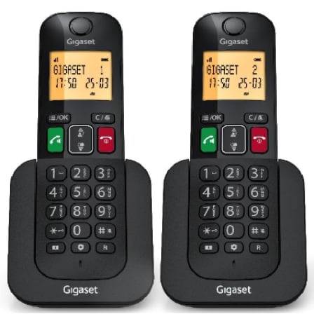 Teléfono Inalámbrico Gigaset Elemental 400 DUO/ Negro - Imagen 9
