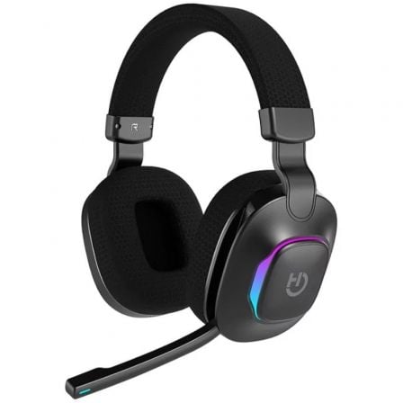 Auriculares Gaming Inalámbricos con Micrófono Hiditec Vortex ARGB/ Jack 3.5/ Bluetooth/ Negros - Imagen 8