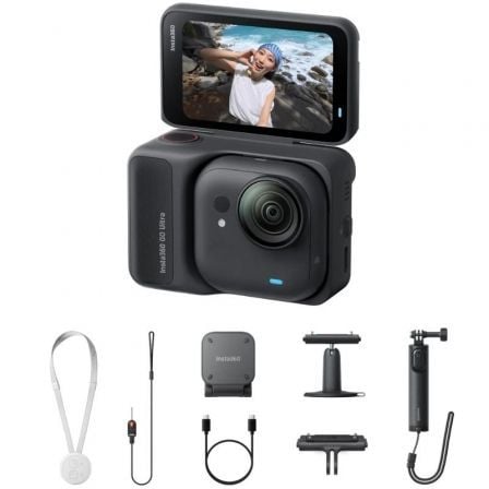Cámara Digital Deportiva Insta360 GO Ultra Pack Creador/ 4K/ Ángulo de visión 360º/ Negra - Imagen 9