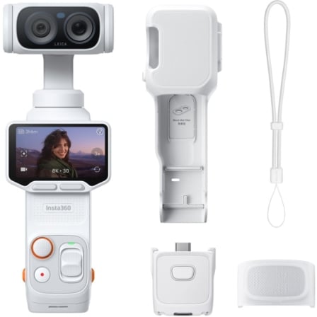Cámara Digital Deportiva Insta360 Luna Ultra Pack Standard/ 8K/ Ángulo de visión 360º/ Blanca - Imagen 5