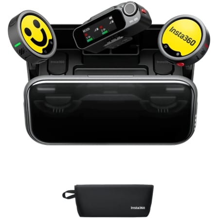 Micrófono Inalámbrico con Clip Insta360 Mic Pro (2 TX + 1 RX)/ USB Tipo-C/ Incluye Receptor/ 2 unidades - Imagen 4