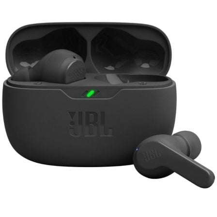 Auriculares Bluetooth JBL Wave Beam con estuche de carga/ Autonomía 8h/ Negros - Imagen 3