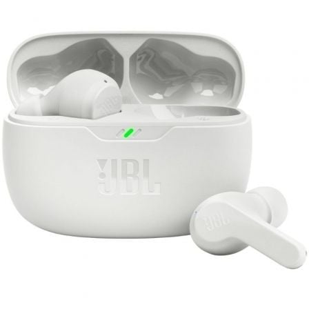 Auriculares Bluetooth JBL Wave Beam con estuche de carga/ Autonomía 8h/ Blanco - Imagen 7