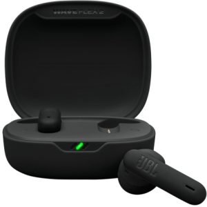Auriculares Bluetooth JBL Wave Flex con estuche de carga/ Autonomía 10h/ Negros