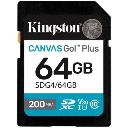 Tarjeta de Memoria Kingston CANVAS Go! Plus 64GB SD XC/ Clase 10/ 200MBs - Imagen 9