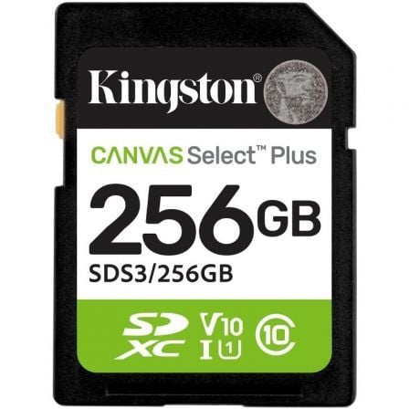 Tarjeta de Memoria Kingston CANVAS Select Plus 256GB SD XC/ Clase 10/ 150MBs - Imagen 2