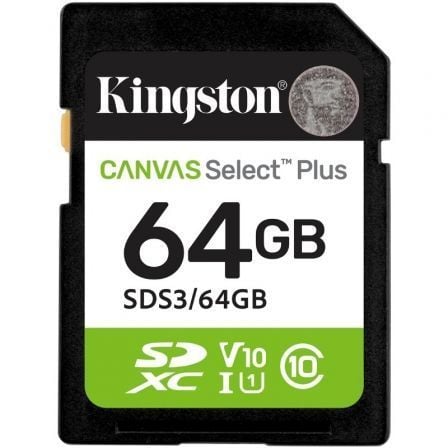 Tarjeta de Memoria Kingston CANVAS Select Plus 64GB SD XC/ Clase 10/ 100MBs - Imagen 6