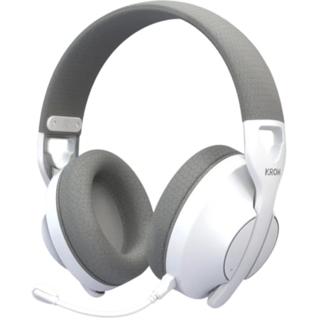 Auriculares Gaming Inalámbricos con Micrófono Krom Phase/ Bluetooth/ Jack 3.5/ USB 2.0/ Blancos - Imagen 8