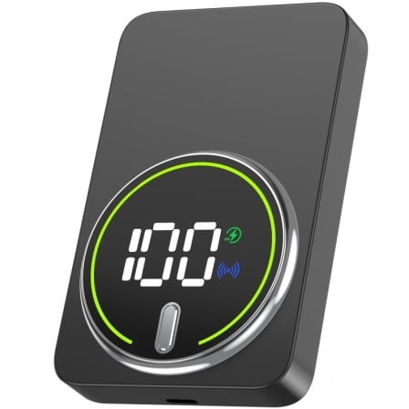 Powerbank 10000mAh Leotec LEPOWW20W10K/ 20W/ Wireless/ Negra/ Incluye Cable USB Tipo-C - Imagen 5