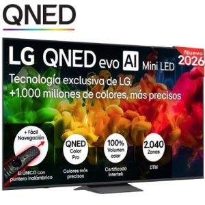 Televisor LG QNED evo AI QNED83B Mini LED 85QNED8EB3A 85″/ Ultra HD 4K/ Smart TV/ WiFi