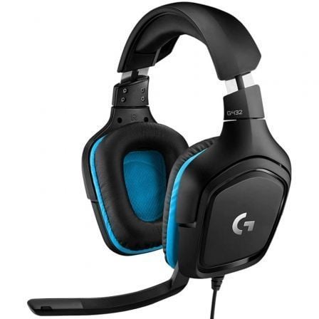 Auriculares Gaming con Micrófono Logitech G432/ USB 2.0/ Jack 3.5/ Negros - Imagen 9