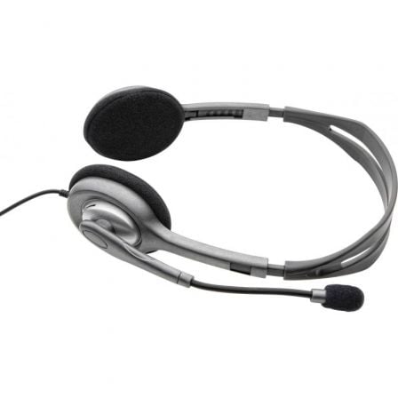 Auriculares Logitech H110/ con Micrófono/ Jack 3.5/ Plateados - Imagen 7