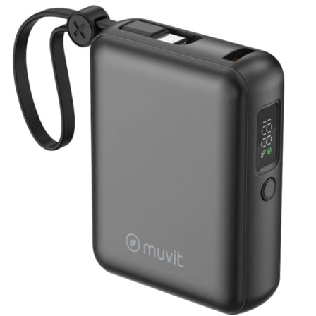 Powerbank 10000mAh Muvit For Change MCCHP0014/ 35W/ Negra - Imagen 6