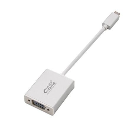 Cable Conversor Nanocable 10.16.4101/ USB Tipo-C Macho - VGA Hembra - Imagen 8