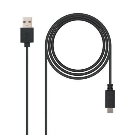 Cable USB 2.0 Nanocable 10.01.2101/ USB Tipo-C Macho - USB Macho/ 480Mbps/ 1m/ Negro - Imagen 8
