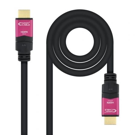 Cable HDMI 2.0 4K Nanocable 10.15.3715/ HDMI Macho - HDMI Macho/ 15m/ Negro - Imagen 7