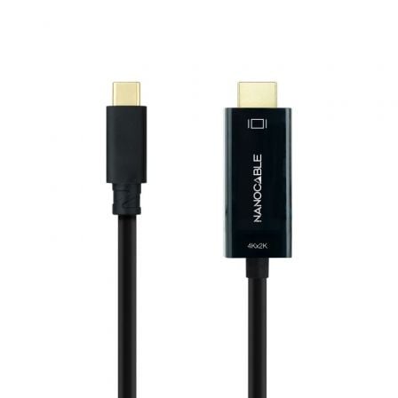 Cable Conversor Nanocable 10.15.5133/ USB Tipo-C Macho - HDMI Macho/ 3m/ Negro - Imagen 9