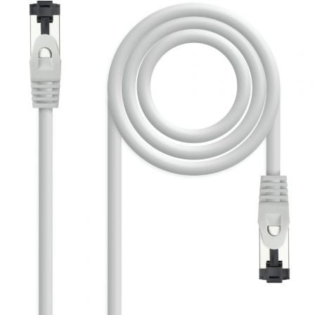 Cable de Red RJ45 SSTP Nanocable 10.20.2001-L150 Cat.8.1/ 1.5m/ Gris - Imagen 3