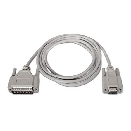 Cable Serie NULL Modem Nanocable 10.14.0802/ DB9 Hembra - DB25 Macho/ 1.8m/ Beige - Imagen 8