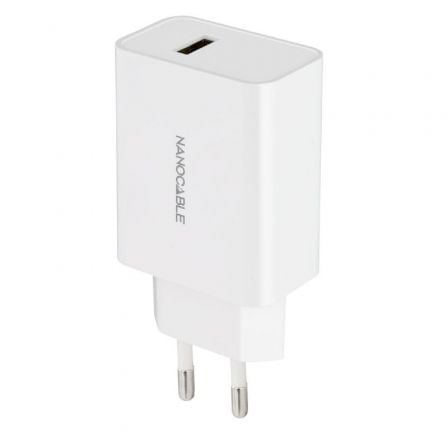 Cargador de Pared Nanocable 10.10.2003/ 1xUSB/ 10W/ Blanco - Imagen 6
