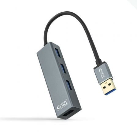 Hub USB 3.0 Nanocable 10.16.4402/ 4xUSB/ Gris - Imagen 7