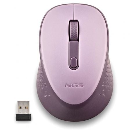 Ratón Inalámbrico NGS Dew Lilac/ Hasta 1600 DPI/ Lila - Imagen 7