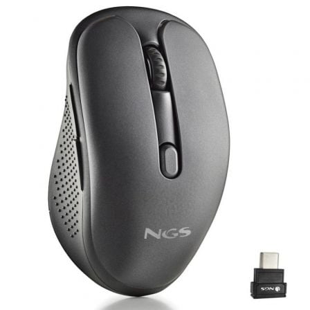 Ratón Inalámbrico NGS Evo Mix silencioso/ Batería recargable/ Hasta 3200 DPI/ Negro - Imagen 9