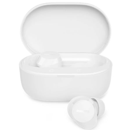 Auriculares Bluetooth Philips TAT1300WT con estuche de carga/ Autonomía 6h/ Blancos - Imagen 8