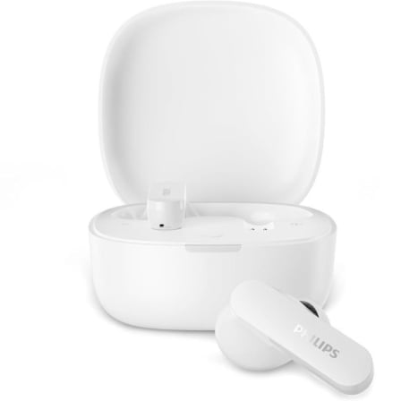Auriculares Bluetooth Philips TAT2100WT con estuche de carga/ Autonomía 8h/ Blancos - Imagen 3