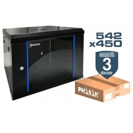 Armario Rack Mural Desmontado Phasak PHO 2212D/ 19"/ Altura 12U - Imagen 9