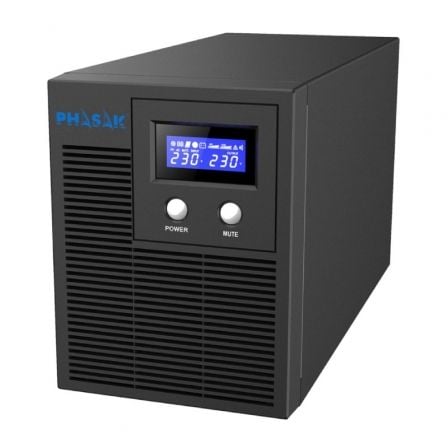 SAI Línea Interactiva Phasak Protekt 1060 VA/ 1060VA-700W/ 4 Salidas/ Formato Torre - Imagen 9