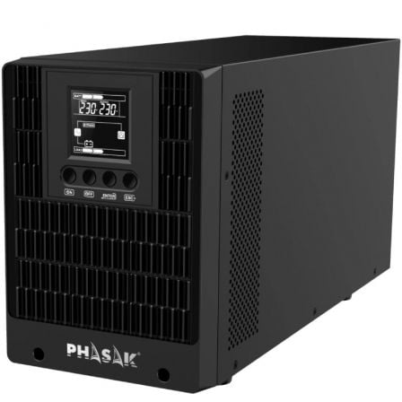 SAI Online Phasak 2000 VA Online LCD/ 2000VA-2000W/ 4 Salidas/ Formato Torre - Imagen 6