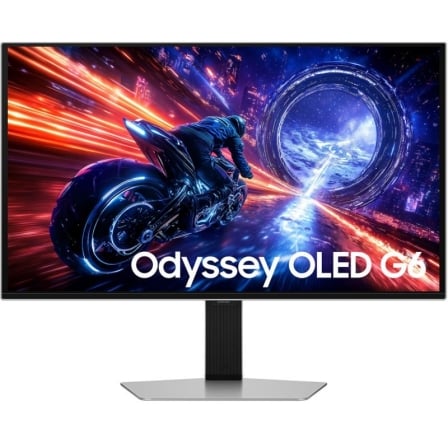 Monitor Gaming Samsung Odyssey OLED G6 G60SF S27FG604SU 27"/ QHD/ 0.03ms/ 500Hz/ QD-OLED/ Regulable en altura/ Plata - Imagen 9