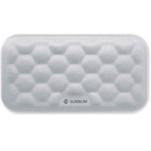 Reposamuñecas Subblim Ergo AirPadding/ Plateado