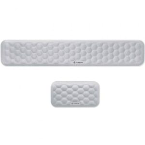Pack de 2 Reposamuñecas Subblim Ergo AirPadding/ Plateadas